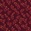 Futterstoff Burgundy Meadow | wasserabweisend | 50 x 80 cm