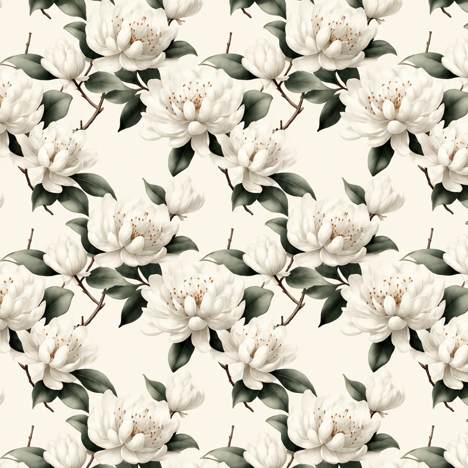 Futterstoff Magnolia | wasserabweisend | 50 x 80 cm
