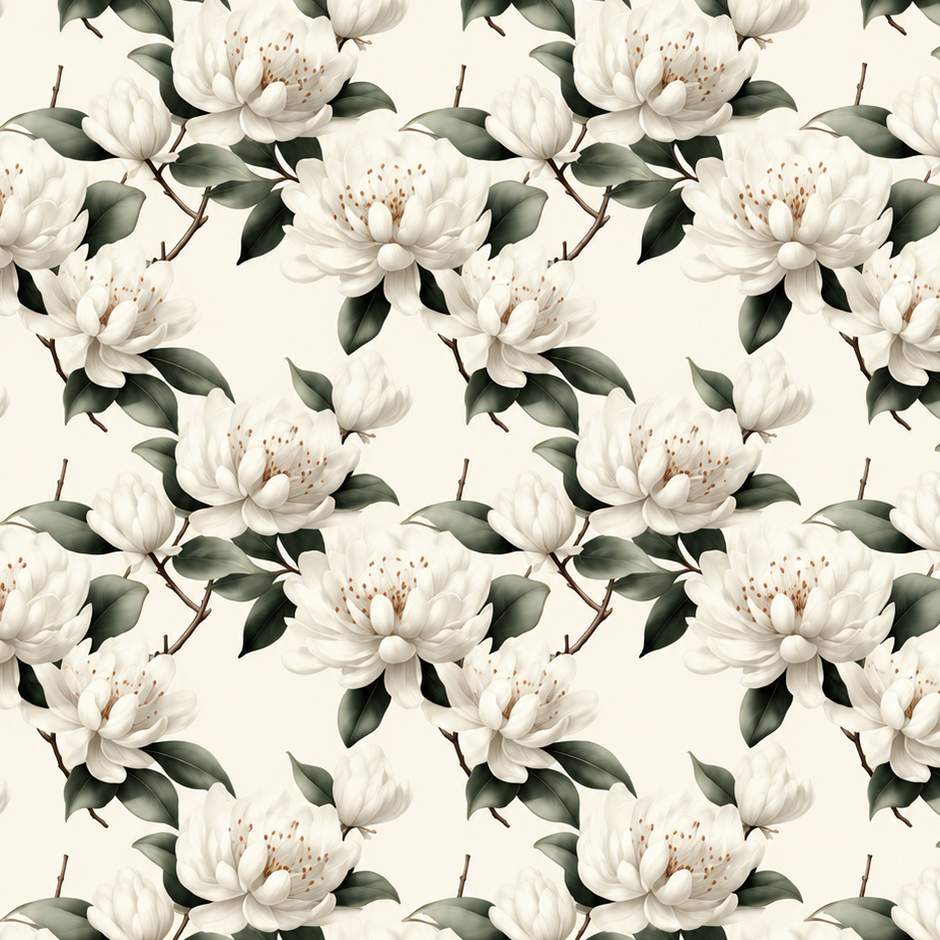 Futterstoff Magnolia | wasserabweisend | 50 x 80 cm