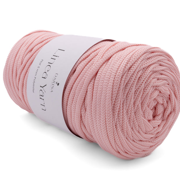 Flache Polyesterschnur 5mm | 170 Puderrosa