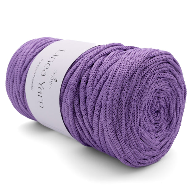 Flache Polyesterschnur 5mm | 195 Lila