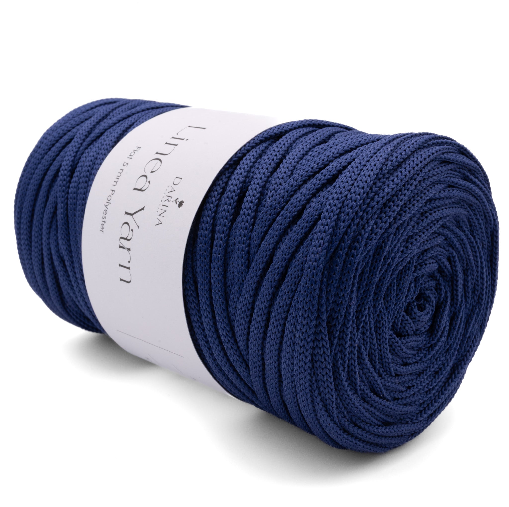 Flache Polyesterschnur 5mm | 215 Jeans