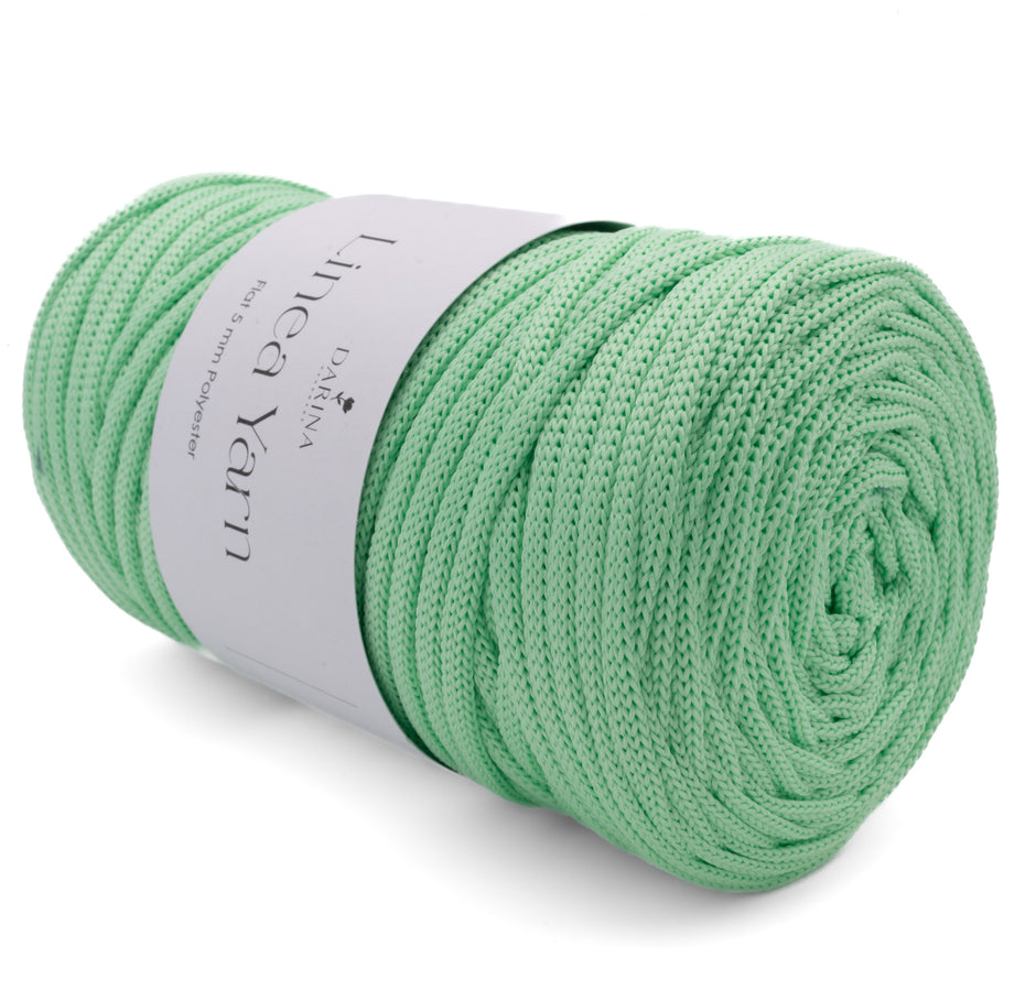 Flache Polyesterschnur 5mm | 240 Mint