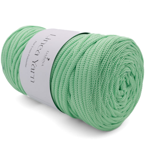 Flache Polyesterschnur 5mm | 240 Mint