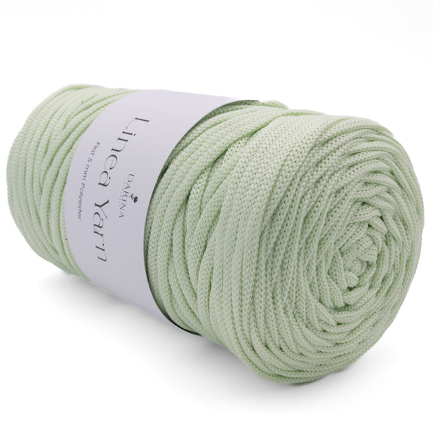 Flache Polyesterschnur 5mm | 255 Pistazie