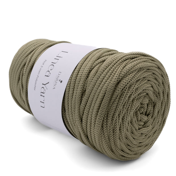 Flache Polyesterschnur 5mm | 260 Olivgrün