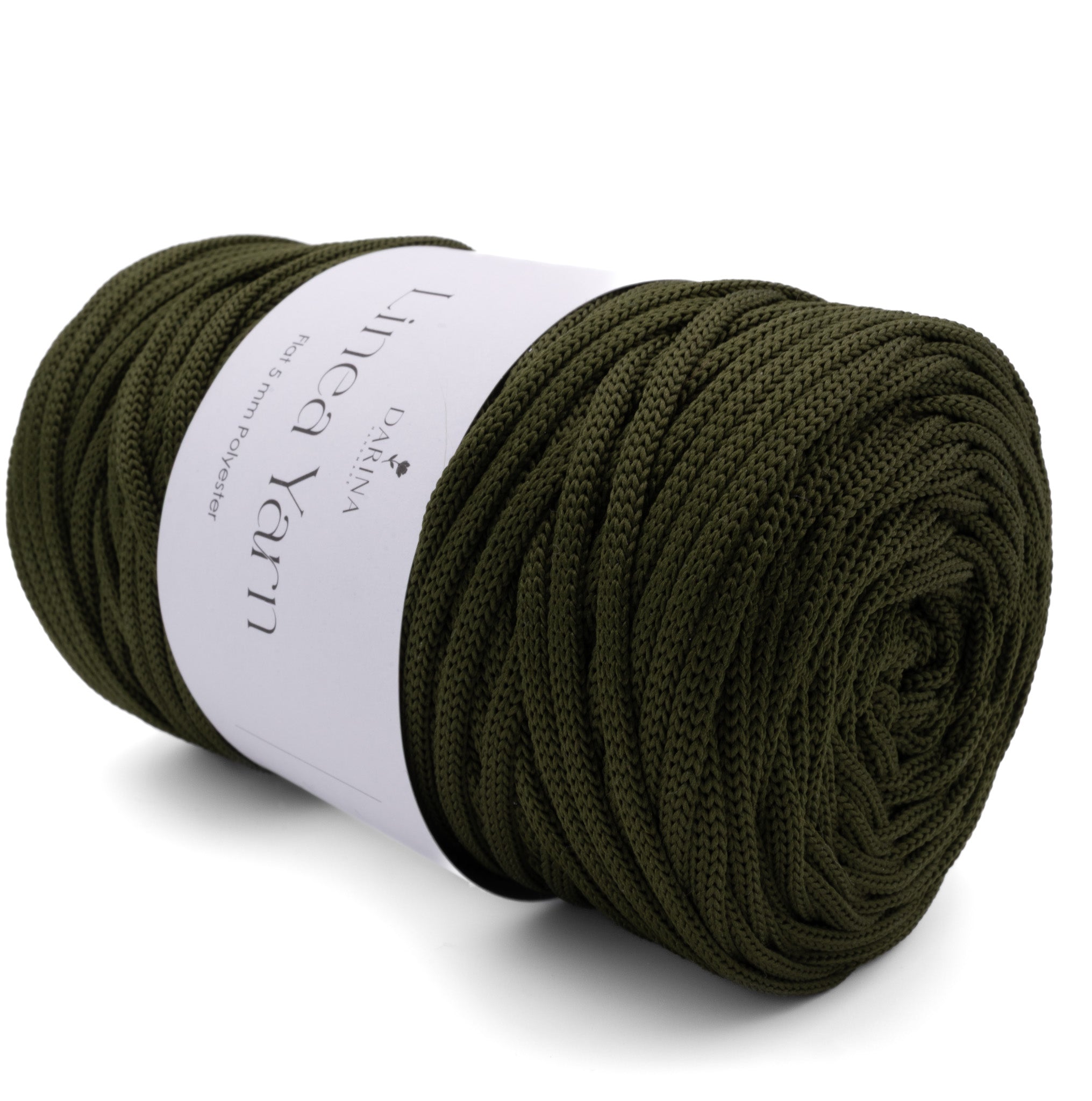 Flache Polyesterschnur 5mm | 270 Khaki