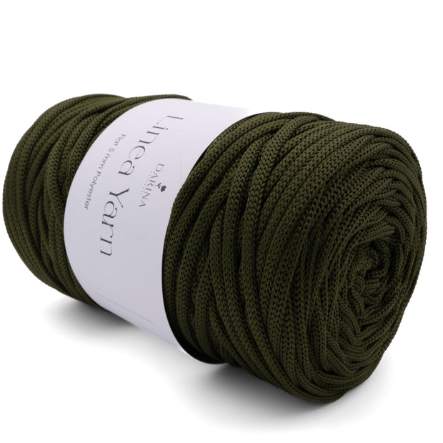 Flache Polyesterschnur 5mm | 270 Khaki