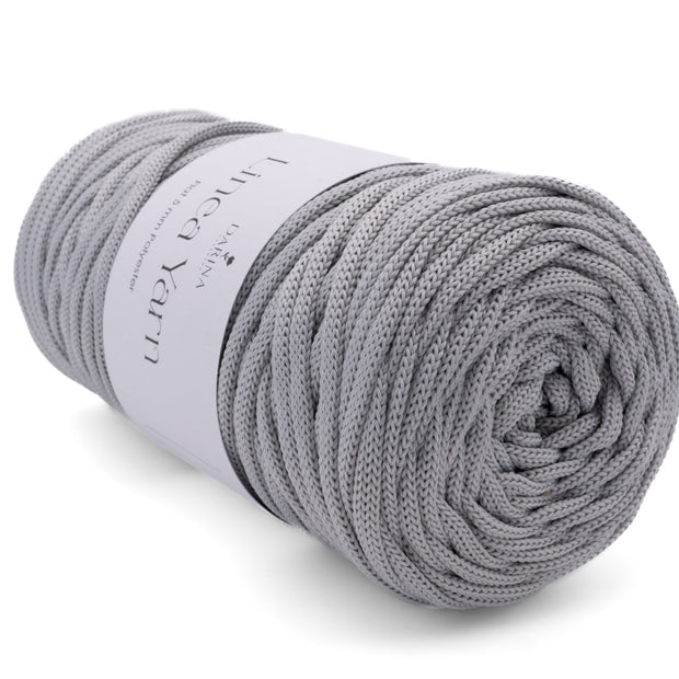 Flache Polyesterschnur 5mm | 280 Hellgrau