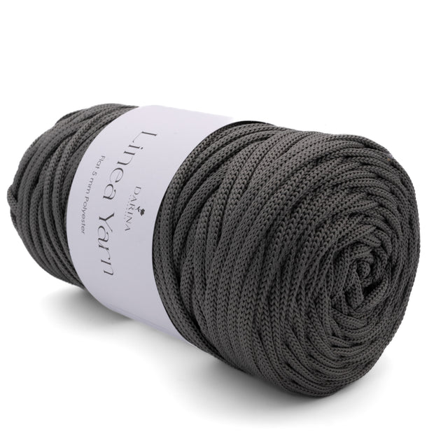 Flache Polyesterschnur 5mm | 290 Graphit