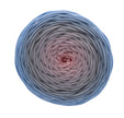 Ombre Flache Polyester 5mm  - 401 Himmelblau | Hellgrau | Puderrosa