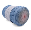 Ombre Flache Polyester 5mm  - 401 Himmelblau | Hellgrau | Puderrosa