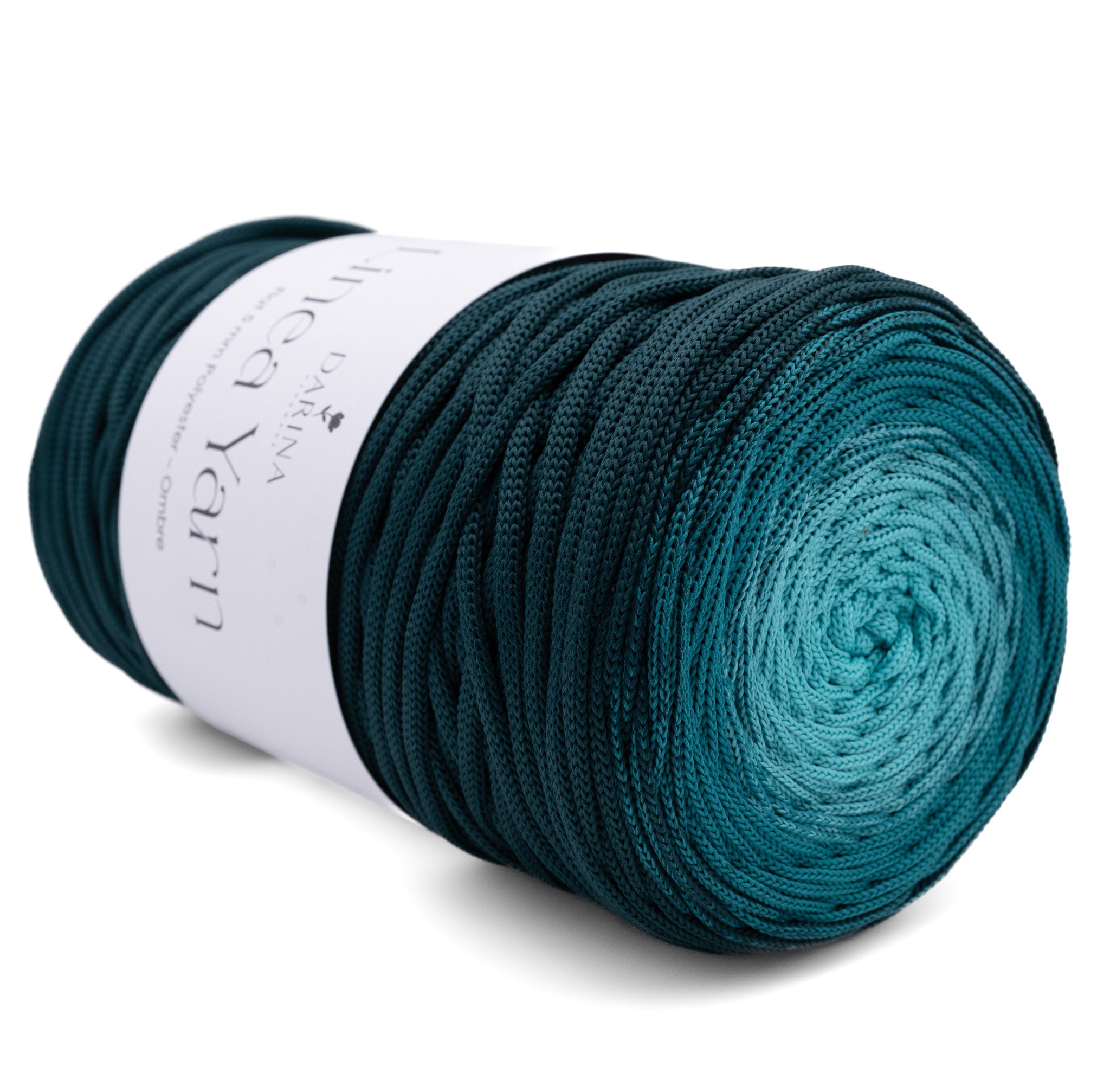 Ombre Flache Polyester 5mm  - 403 Flaschengrün | Petrol | Türkis