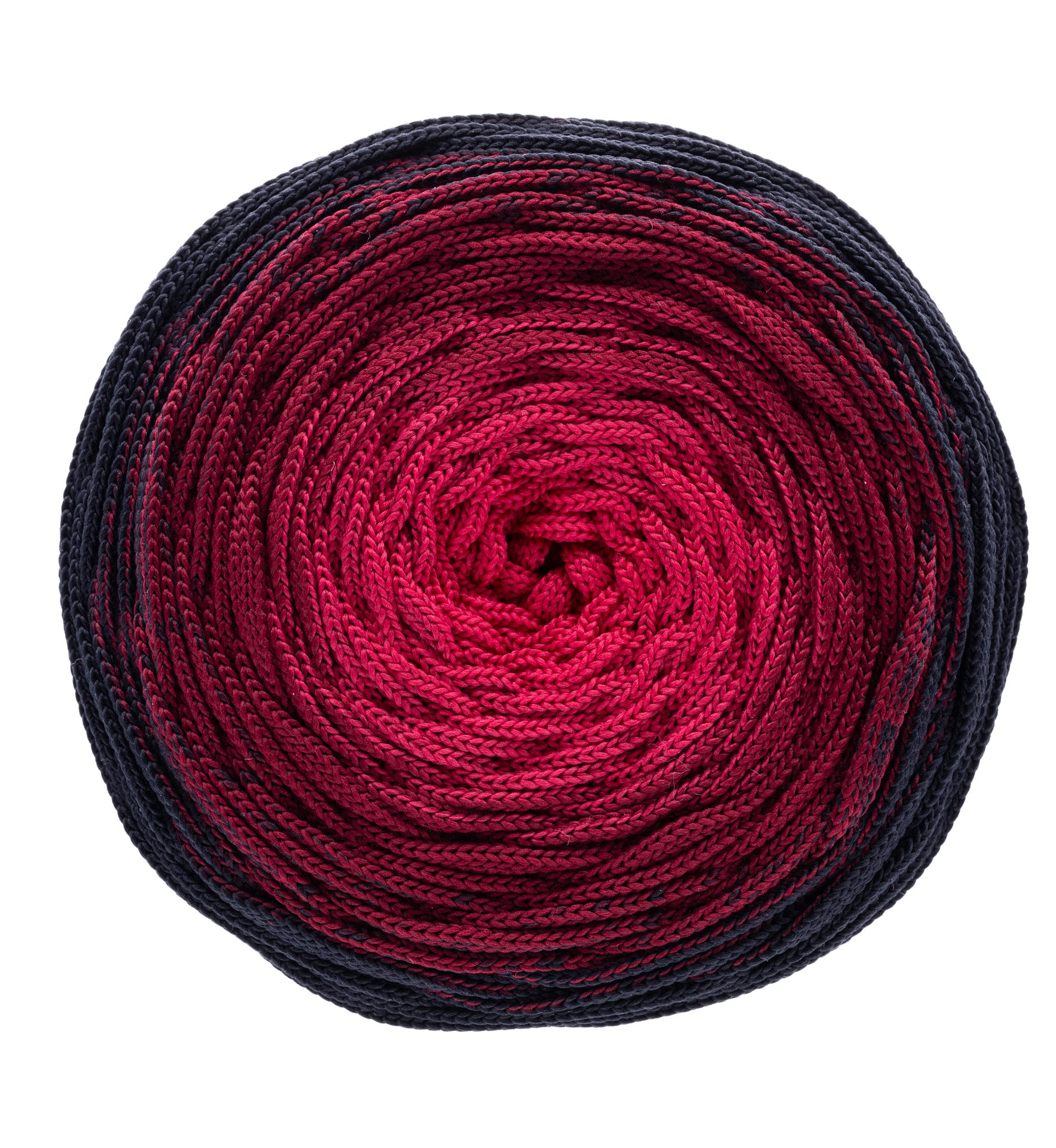 Ombre Flache Polyester 5mm  - 404 Schwarz | Bordeaux | Fuchsia