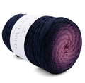 Ombre Flache Polyester 5mm  - 407 Dunkelblau | Pflaume | Beerenrosa