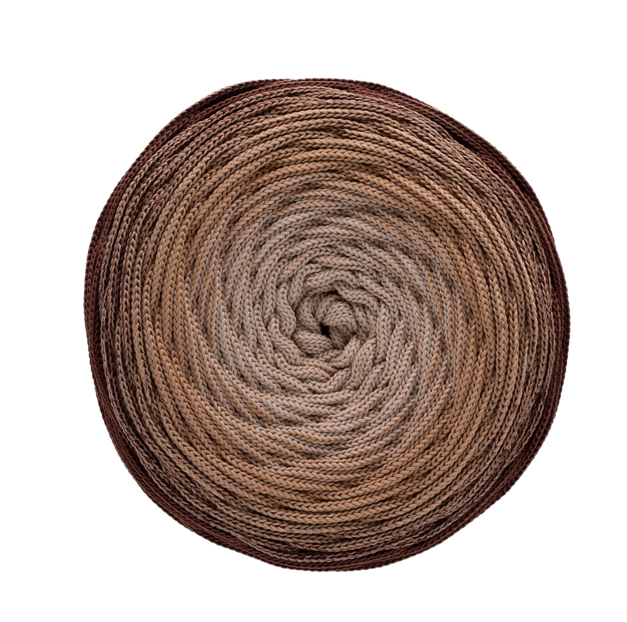 Ombre Flache Polyester 5mm  - 409 Mahagoni | Beige | Sand