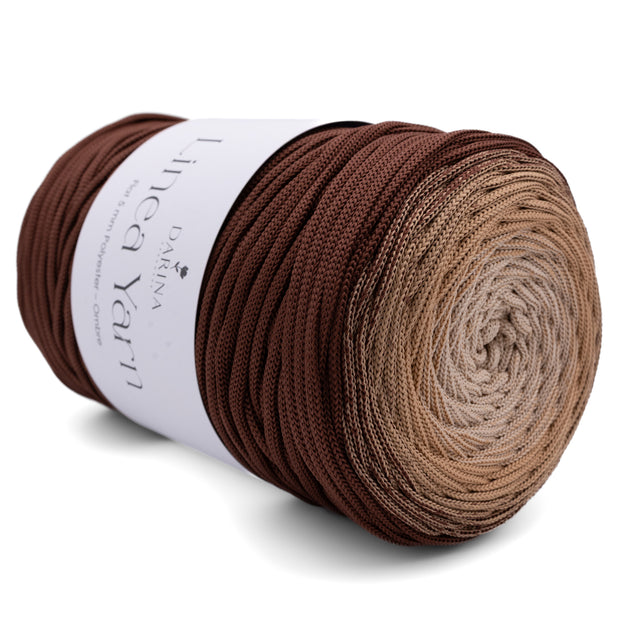 Ombre Flache Polyester 5mm  - 409 Mahagoni | Beige | Sand