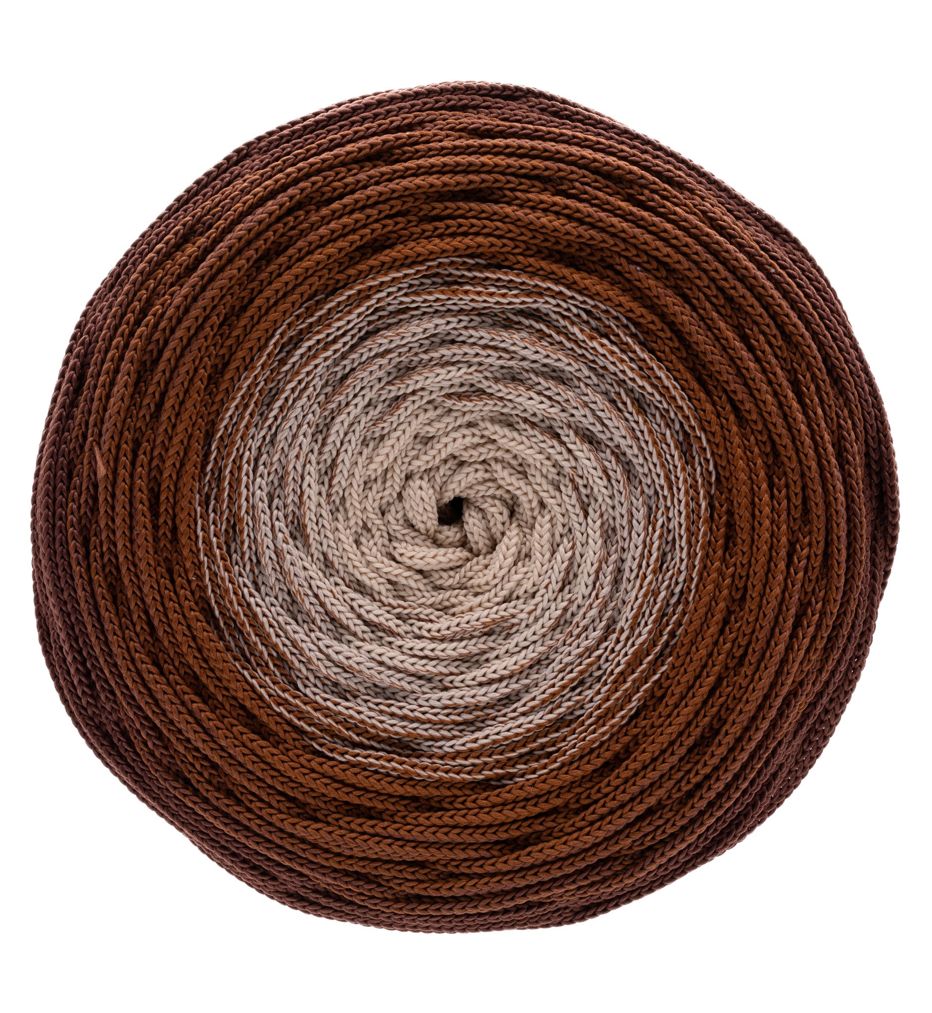 Ombre Flache Polyester 5mm  - 410 Mahagoni | Karamell | Sand