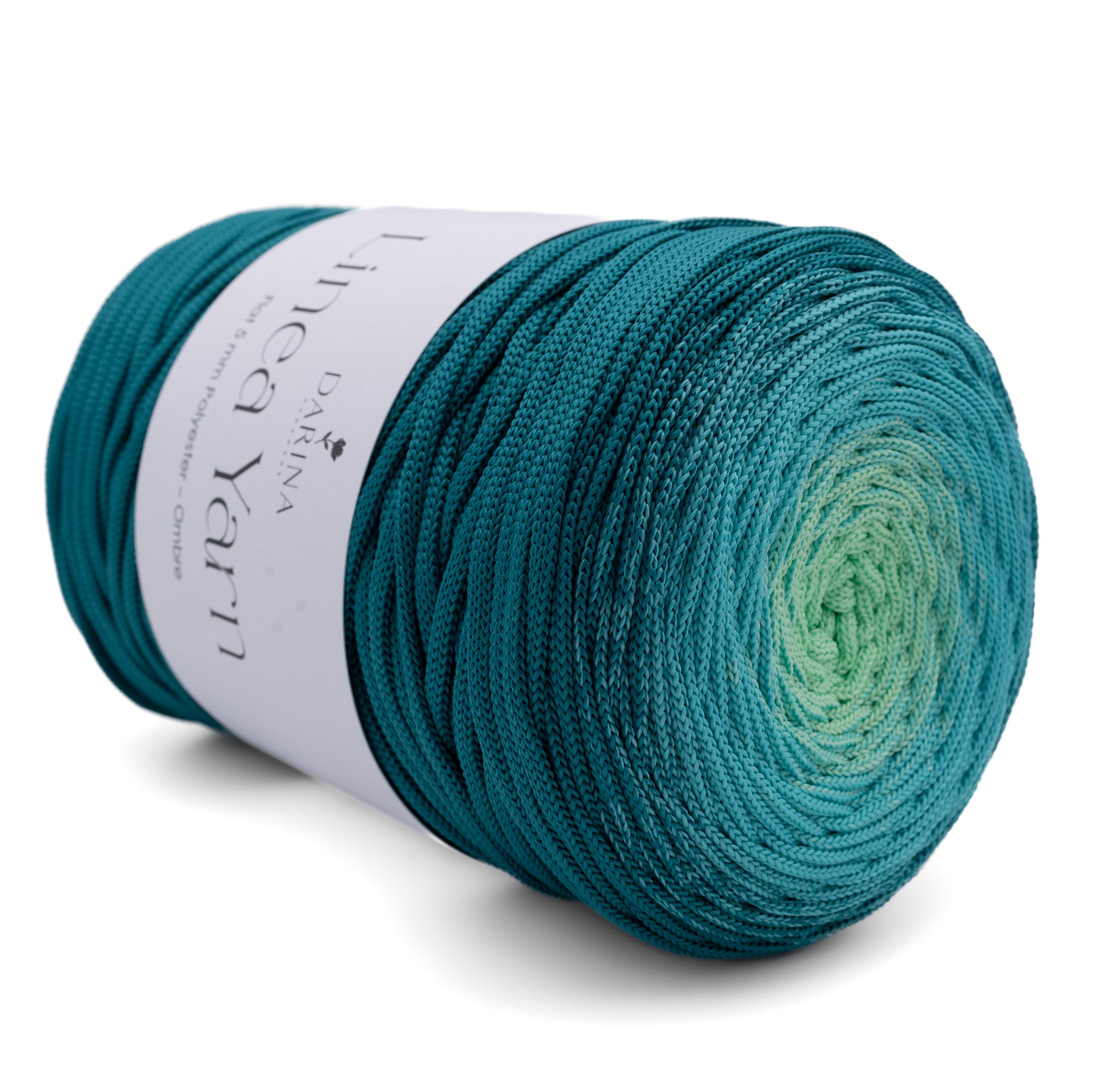 Ombre Flache Polyester 5mm  - 411 Petrol | Türkis | Mint
