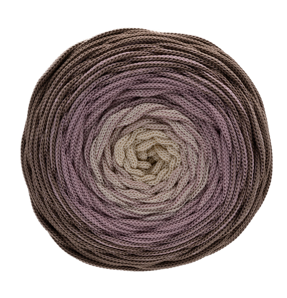 Ombre Flache Polyester 5mm  - 415 Mokka | Altrosa | Vanille