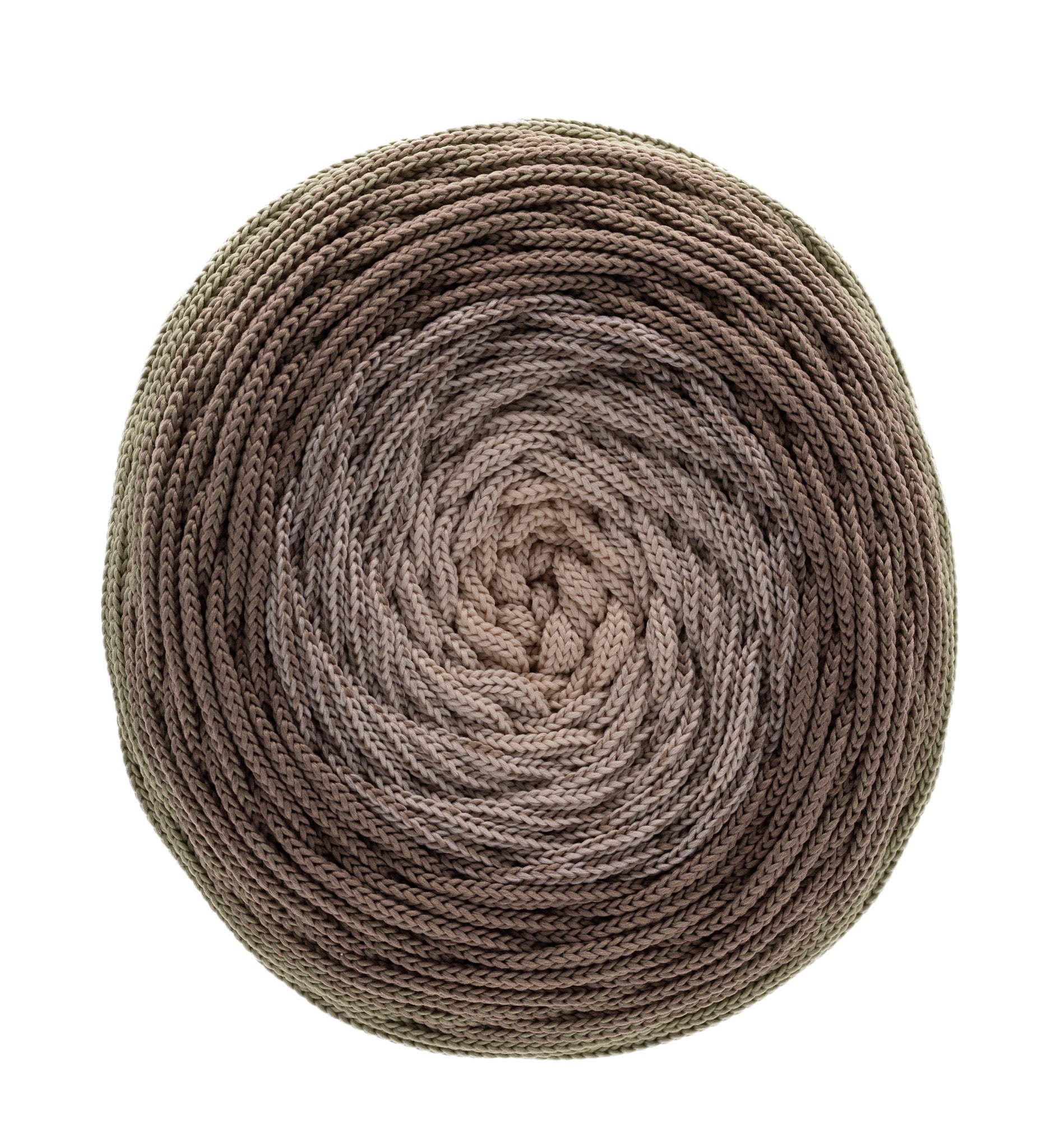 Ombre Flache Polyester 5mm  - 416 Olivgrün | Mokka | Sand