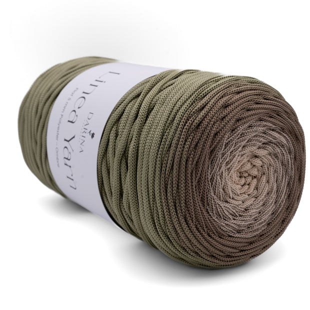 Ombre Flache Polyester 5mm  - 416 Olivgrün | Mokka | Sand