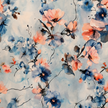 Futterstoff Ocean Bloom | wasserabweisend | 50 x 80 cm