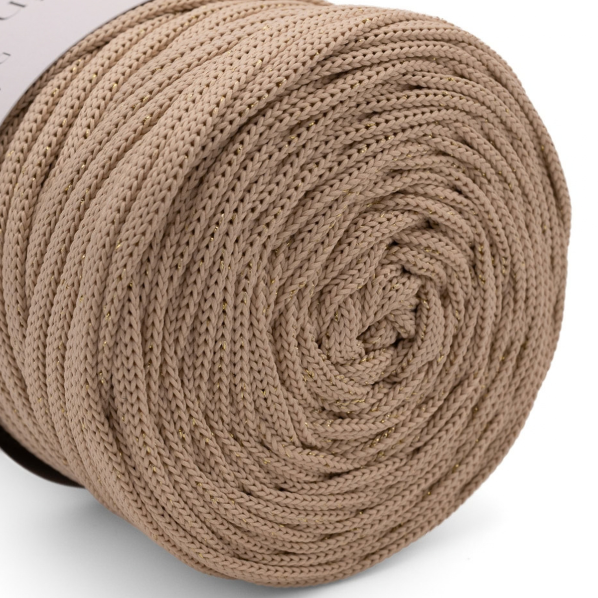 Flache Polyesterschnur 5 mm | Lurex