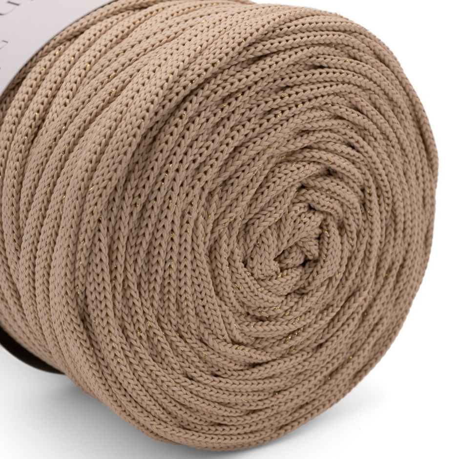 Flache Polyesterschnur 5 mm | Lurex