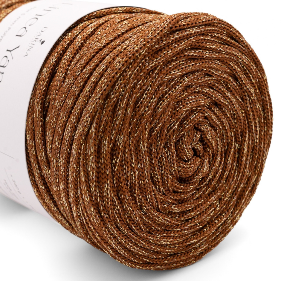 Flache Polyesterschnur 5 mm | Lurex