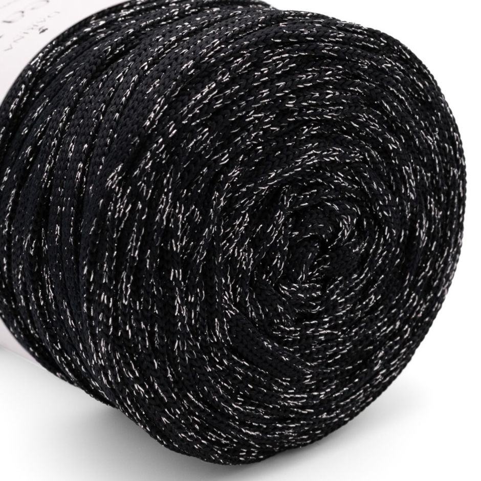 Flache Polyesterschnur 5 mm | Lurex