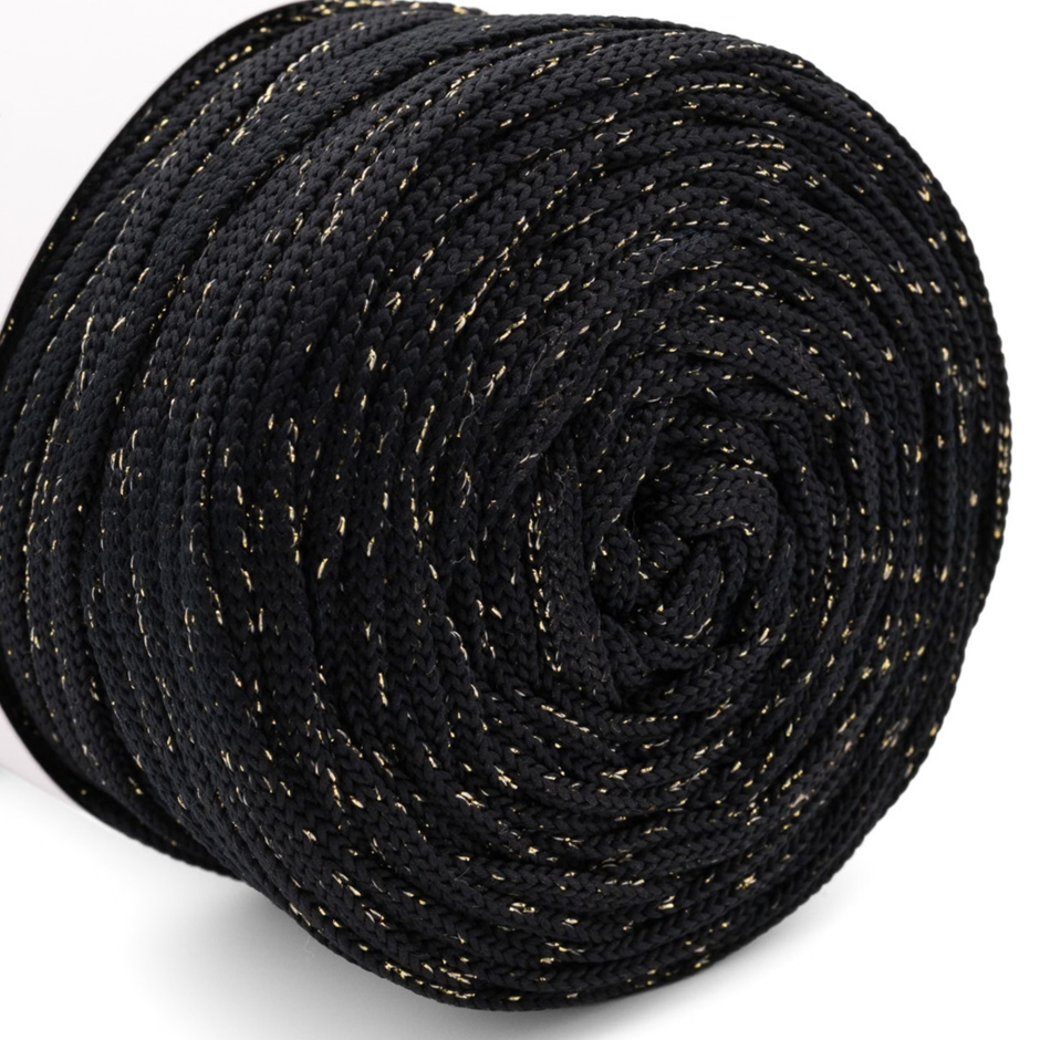 Flache Polyesterschnur 5 mm | Lurex