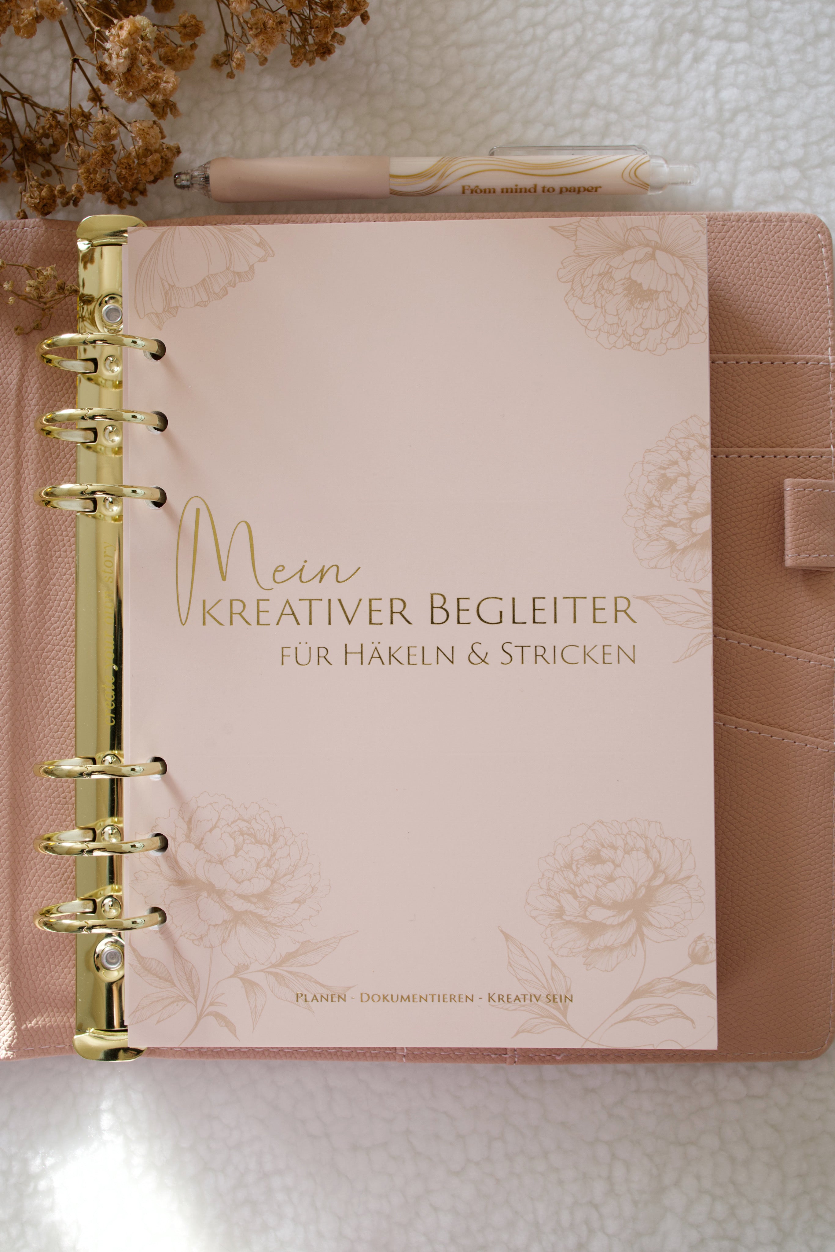 Handarbeitsplaner Einlagen für A5 Binder