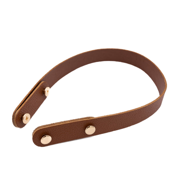 2er Set Taschengurt aus Naturleder 40 cm