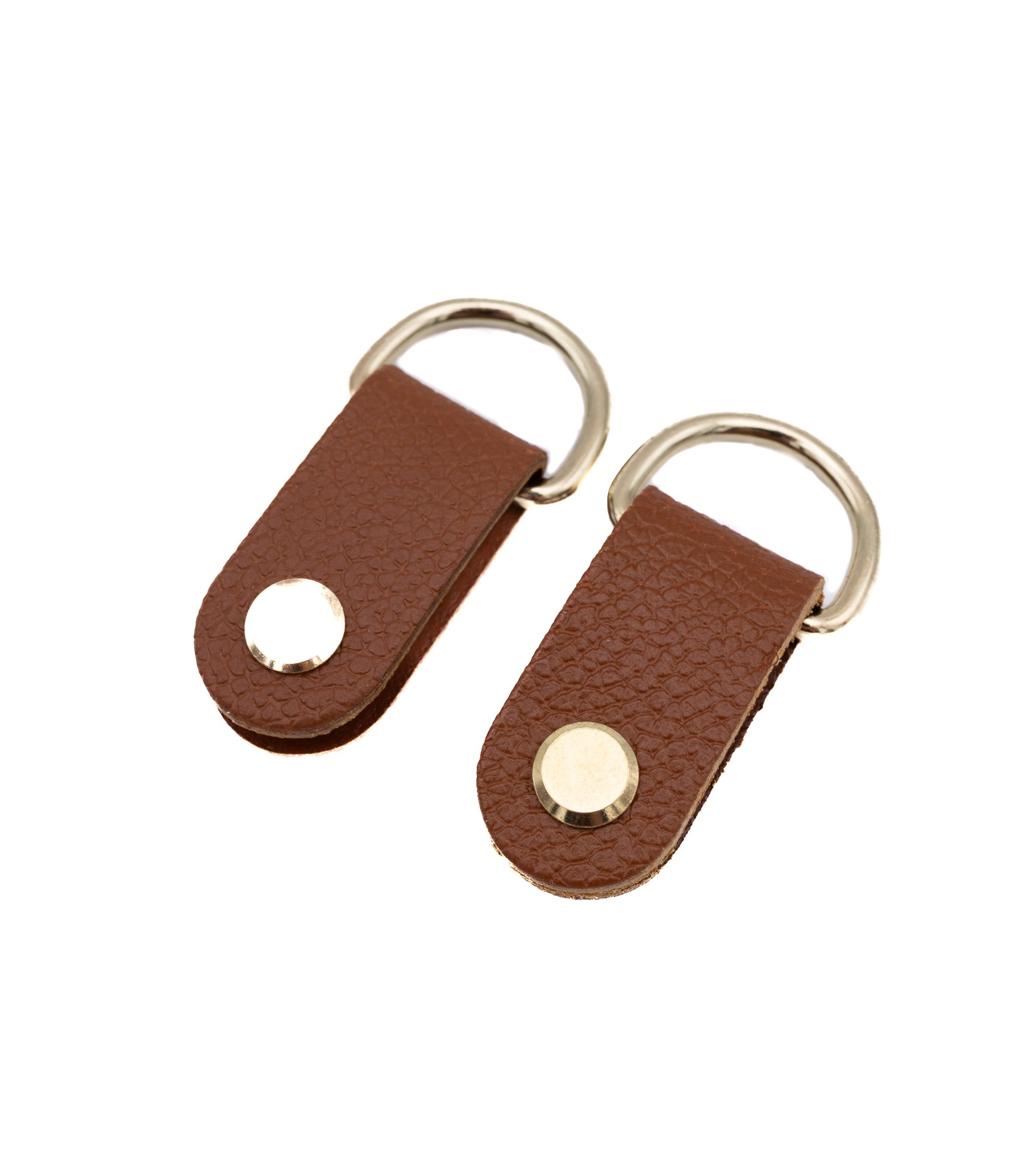 2er Set Seitengriffe aus Naturleder
