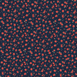 Futterstoff Midnight Poppy | wasserabweisend | 50 x 80 cm