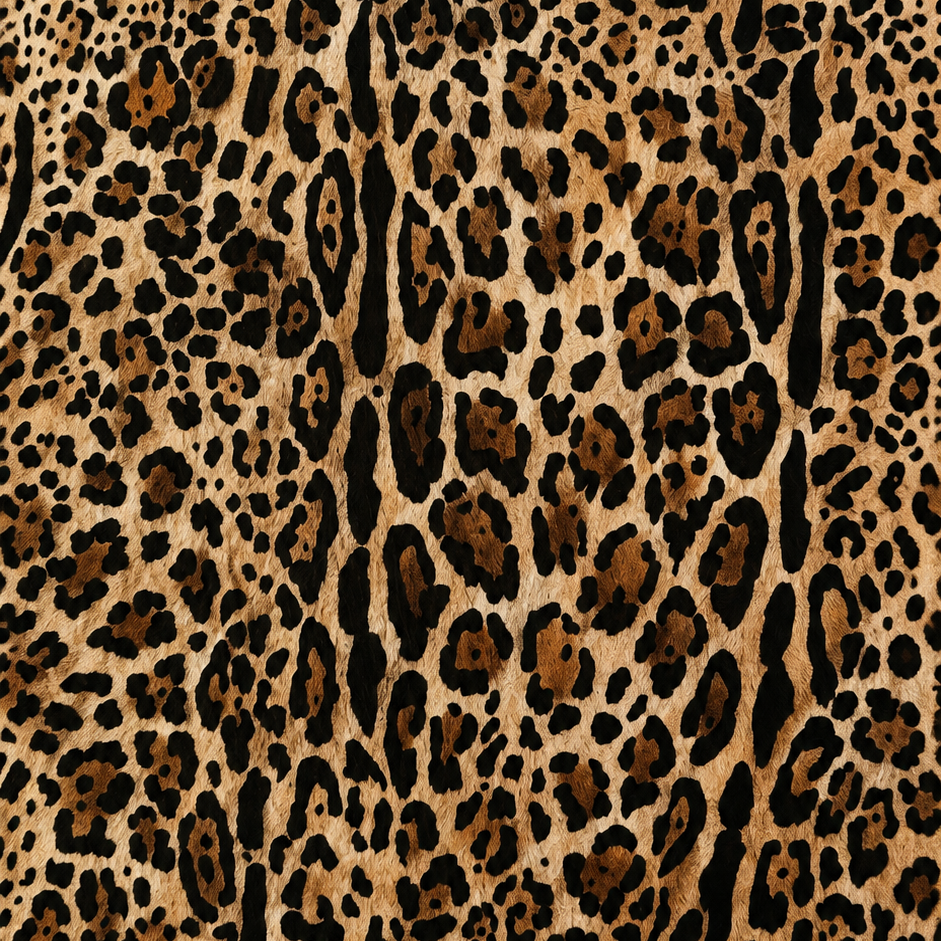 Futterstoff Brown Leopard | wasserabweisend | 50 x 80 cm