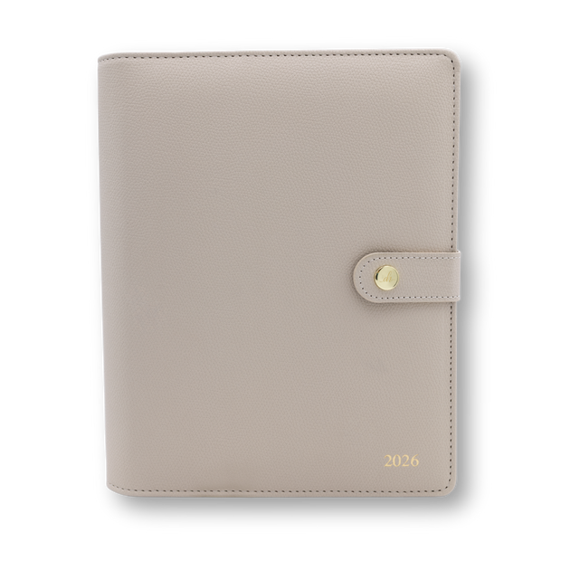 Personalisierbarer A5 Premium Binder mit goldenen Ringen