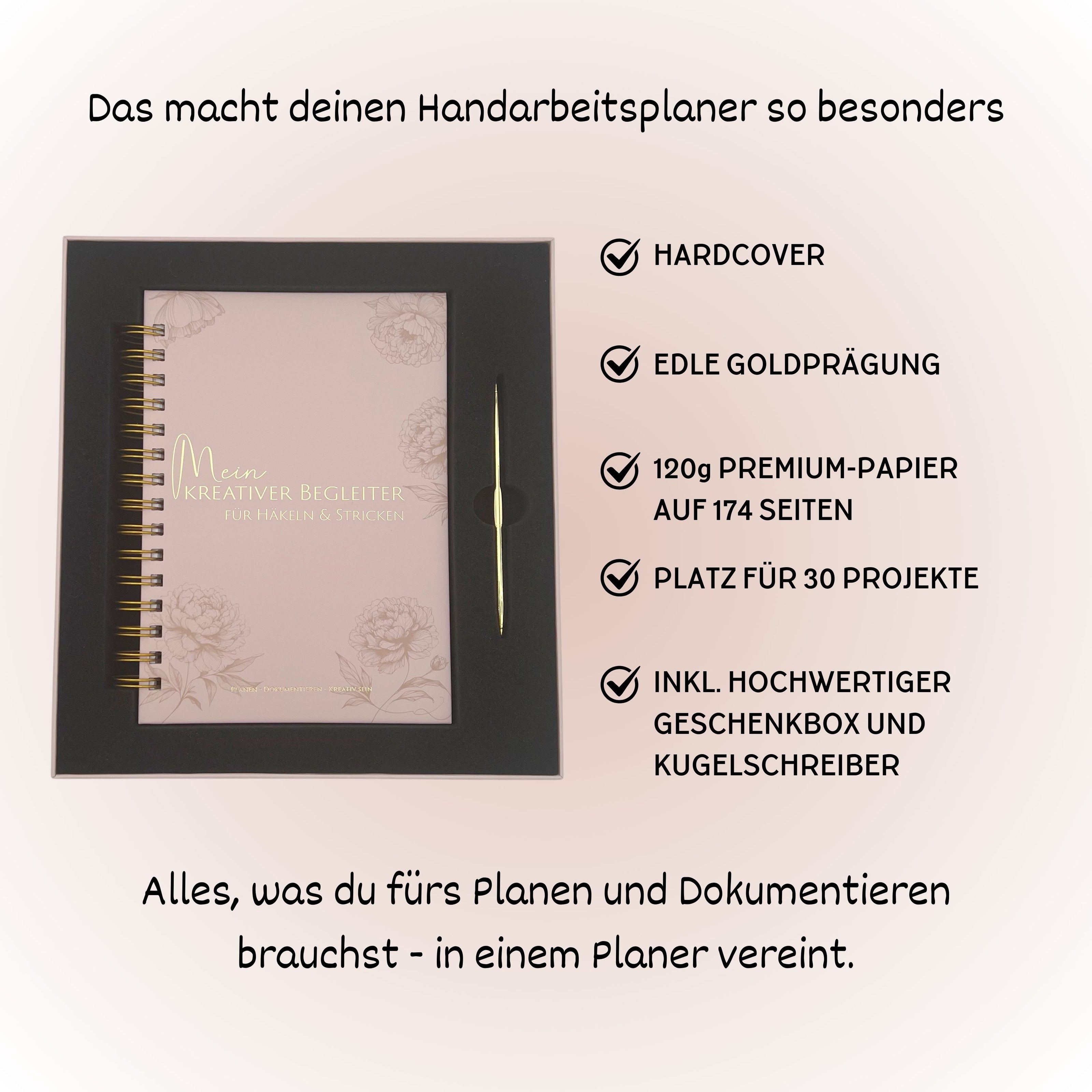 Handarbeitsplaner Geschenkset