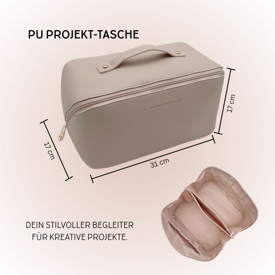 Projekttasche für Häkeln & Stricken