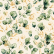 Futterstoff Golden Eucalyptus | wasserabweisend | 50 x 80 cm
