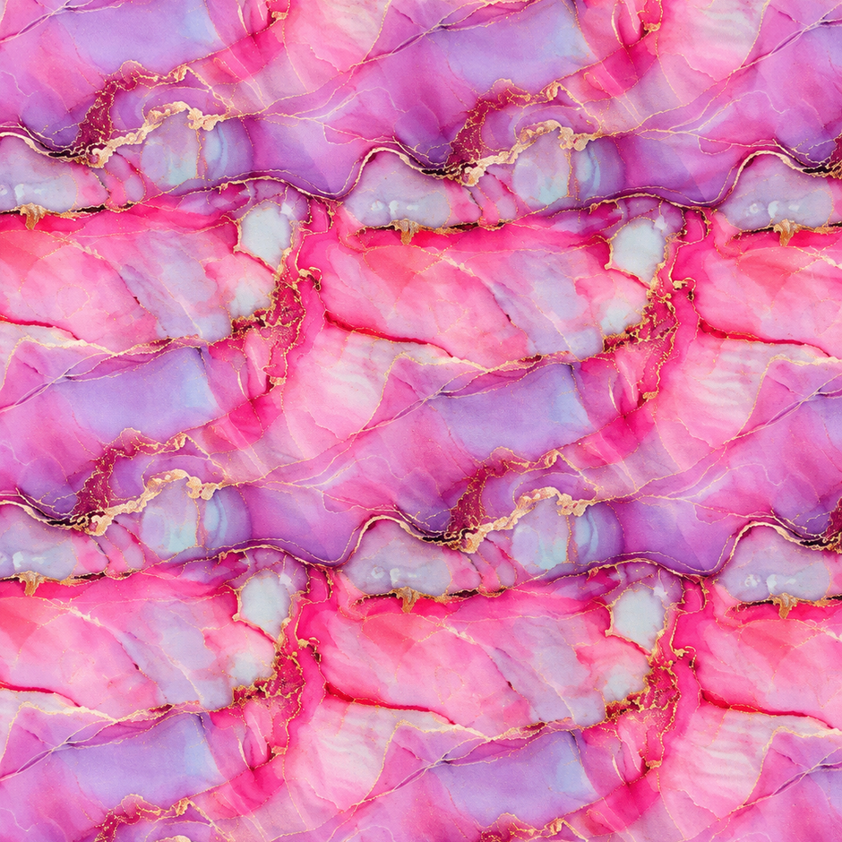 Futterstoff Pink Marble | wasserabweisend | 50 x 80 cm