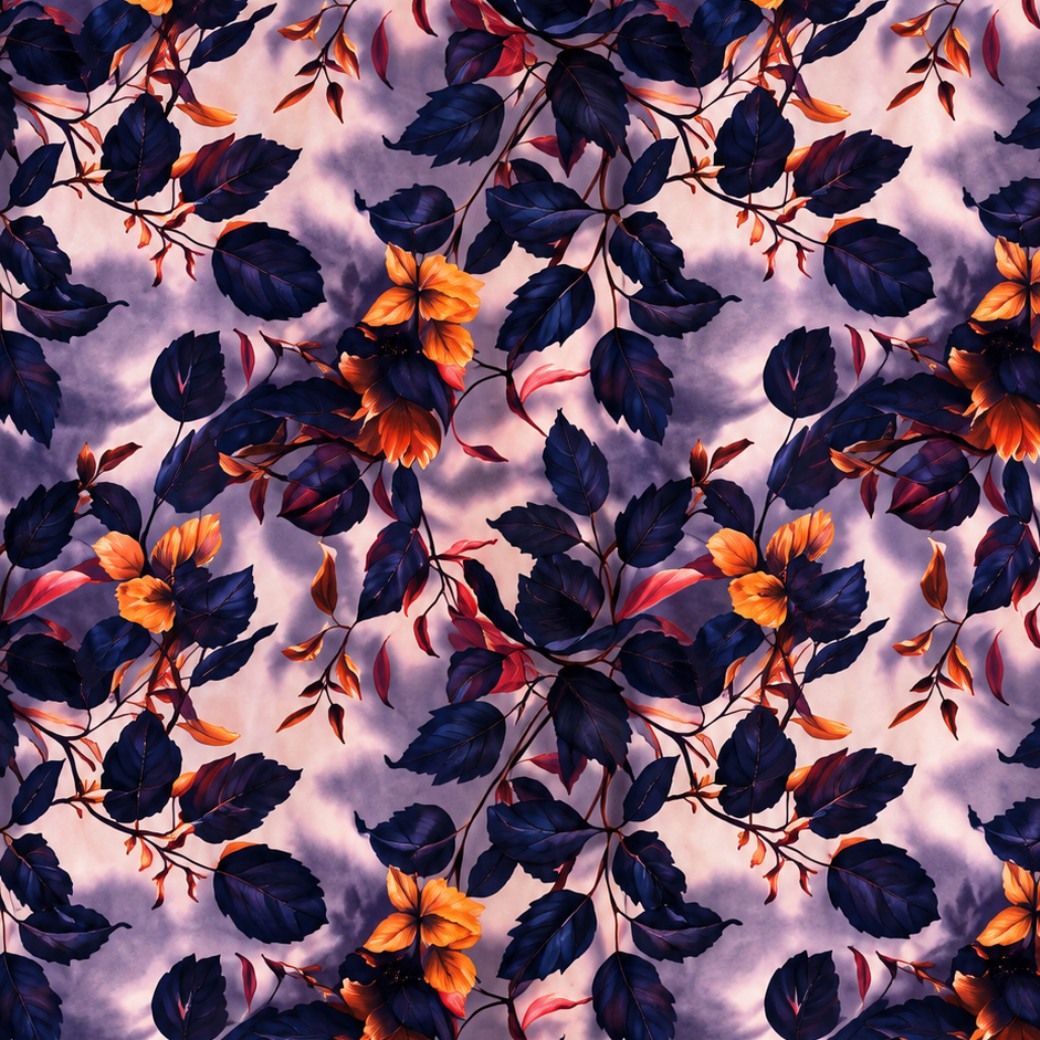 Futterstoff Moonlight Garden | wasserabweisend | 50 x 80 cm