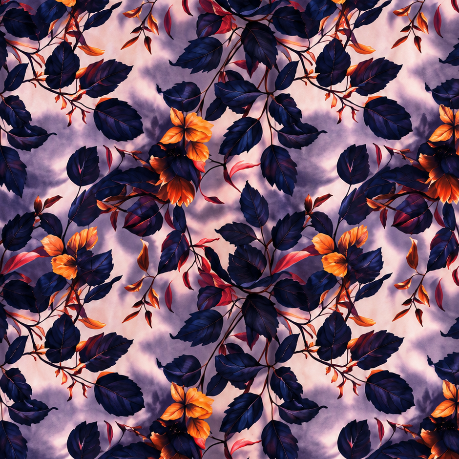 Futterstoff Moonlight Garden | wasserabweisend | 50 x 80 cm