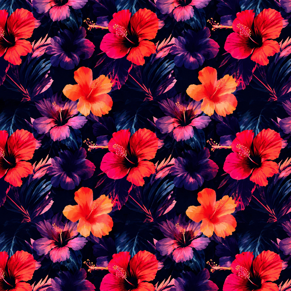 Futterstoff Tropical Night | wasserabweisend | 50 x 80 cm
