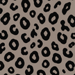 Futterstoff Taupe Leo | wasserabweisend | 50 x 80 cm