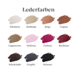 Lederriemen mit Ketten & Karabinern | Naturleder | 100 cm