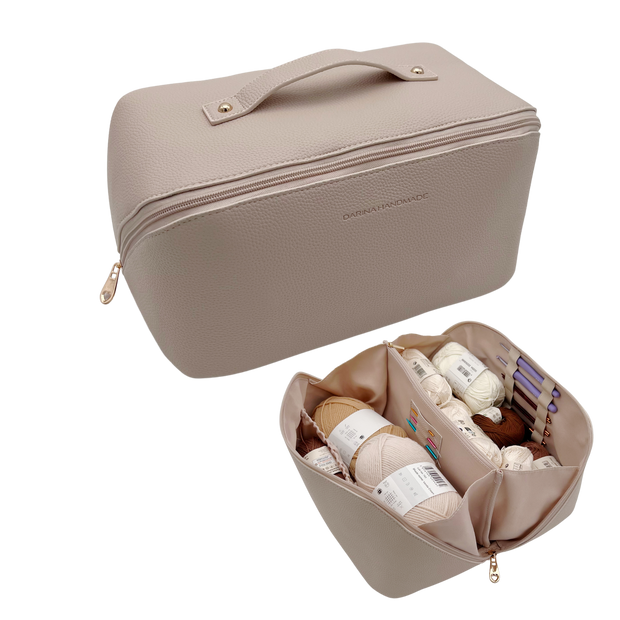 Projekttasche für Häkeln & Stricken