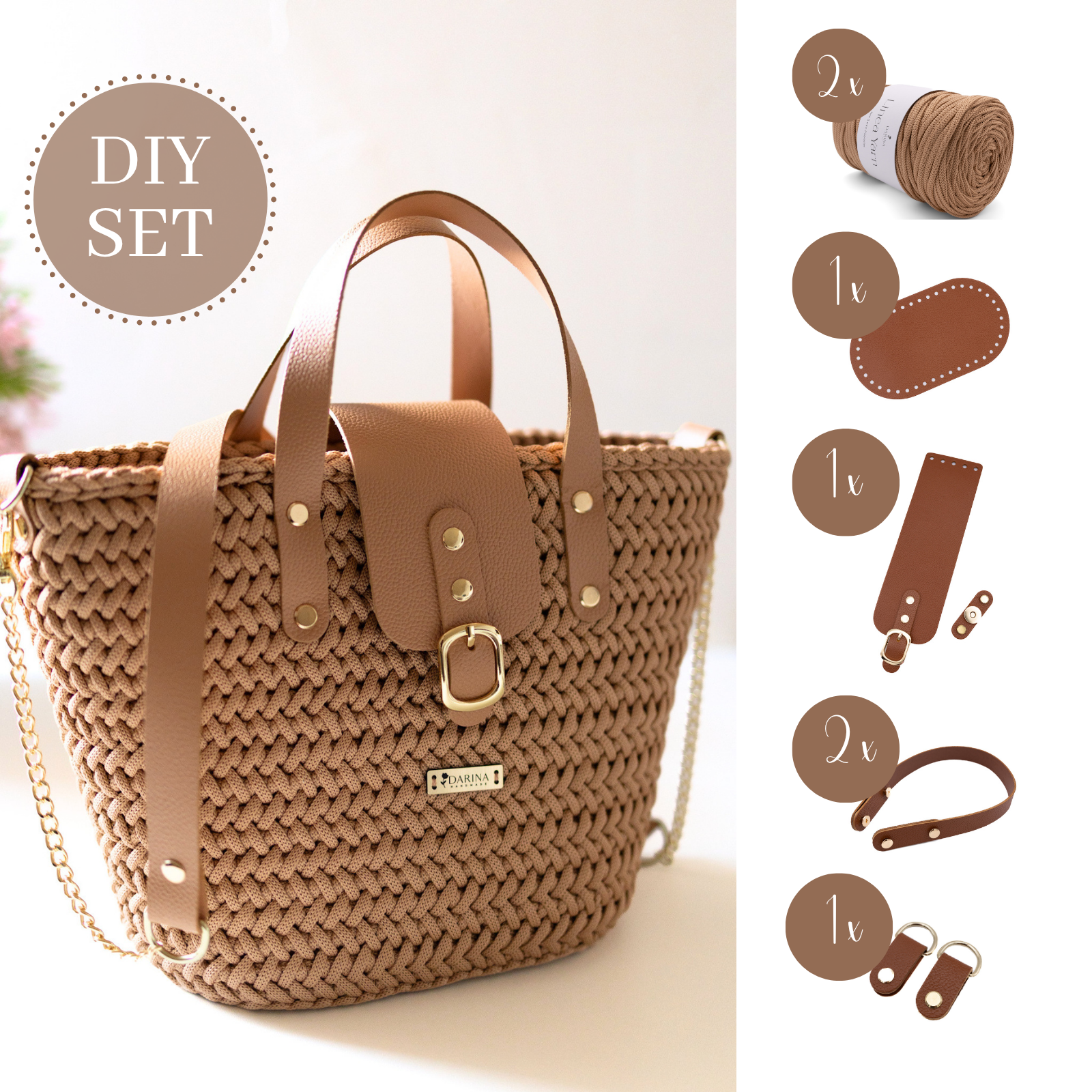 DIY-Set Vienna Bag | Einfarbig